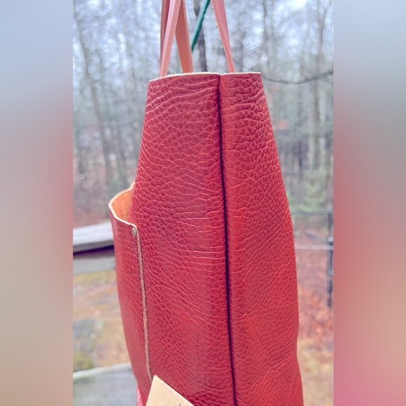 [SOLD] Brand New Portland Leather Goods Medium Classic Tote with Tandles - Picture 7 of 8
